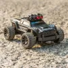 Bilar turbo racing c82 rtr 1/76 2.4 g mini rc bil polis offroad lastbil led lampor full proportional fordon modell leksaker gåvor