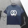 Nova camiseta de algodão puro de mangas curtas da moda, cartas de graffiti lavadas, roupas de rua vintage, algodão pirnt hip-hop de manga curta solta tamanho asiático m-xxxl