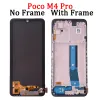 Skärmar 6.43 "Original för Xiaomi Poco M4 Pro LCD 2201117PI 2201117PG MZB0B5VI Display Pekskärmspanel för Xiaomi Poco M4 Pro 4G LCD