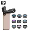 Filters APEXEL 10 in 1 Mobile phone Lens Kit 22X Telephoto Fisheye lens Wide Angle Macro Lens+CPL Star Flow Filters for all smartphones