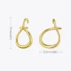 Boucles d'oreilles enfashion Clip manchette d'oreille à nœuds simples sur les boucles d'oreilles pour femmes couleur or boucles d'oreilles incurvées bijoux 2020 Kolczyki Damskie E1199