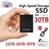 Lådor för Xiaomi Ny SSD 500 GB 1TB Flash Hard Drive Externt Typec High Speed ​​USB3.1 2TB 4TB 8TB SSD Portable hårddisk för bärbar dator/PC