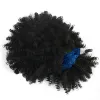 Pruiken hoofdband pruik met pony afro kinky krullende pruik synthetische hittebestendige natuurlijk gluueless haren korte golvende pruiken voor zwarte vrouwen
