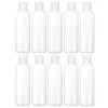 Storage Bottles 10 Pcs Clear Container Squeeze Bottle Travel Size Plastic Toiletries Transparent Toiletry Shampoo Conditioner