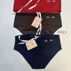 Miu broderade shorts kvinnor triangel bikini trosor designer sömlösa trosor mode strandkläder sexiga spetsar kvinnor sommar simning shorts stammar