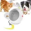 Oyuncaklar Otomatik Kedi Oyuncaklar Akıllı Köpek Sızdıran Gıda Besleyicisi Oyuncaklar USB Kedi Köpek Kendi Dönen Etkileşimli Yuvarlanan Top Oyuncak
