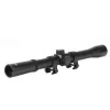 SCOPES Taktiska sevärdheter som jaktar 4x20 Rifle Scopes Optical Long Range Crosshair Optics Scope with 11mm Mount för att skjuta vapentillbehör