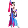 Scene Wear Children's Classical Dance Costumes Elegant Gace Dress Training Girls Chinese