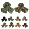 Bandanas Tactical Gear Sniper Face Scarf Mois de camo polyvale