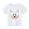 Tee kawaii super sonic t shirt gra kreskówka z krótkim rękawem chłopcy dziewczęta harajuku tshirt dzieci