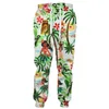 Herenbroek Hawaii Mens Baggy Leaf 3D Gedrukte Vintage Sportwear Casual Social Elegant Heatpants Y2K Harajuku Streetwear Men broek