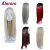 Wigs Alororo 26 pollici di lunghezza dritta parrucche sintetiche Parti