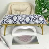 Equipment ANGNYA Snake Skin Pattern Nail Hand Pillow Heighten Nail Table Manicure Table Nail Stand Cushion Leather Arm Hand Rest for Nails