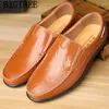 Casual Shoes Mens Loafers Leather Designer Men High Quality Driving Fashion Italian Euro Sapato Masculino Social Couro