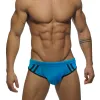 Suits Big Pouch Bathing Suit Fashion Mens Solid Swim Briefs Sexy Low Waist Bikini Swimwear Nylon Male Sport Beach Board Surfing Trunks