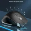 Ratos kuwfi mouse sem fio bluetooth5.0+2,4 GHz Modo duplo USB Mouse ergonômico USB Camundongos verticais silenciosos para computador