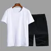 T-shirt pour hommes designer t-shirts shirts Suit de sport décontracté couleur solide couleur simple sans poche lâche à manches courtes courts shorts masculins m-4xl grande taille