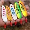 Аксессуары Sougayilang металл сильная твердая приманка Spinner Spoon 5 Colors Fishing приманки искусственная поппер -приманка приманка для сдачи соленой воды