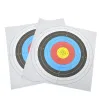 Rzutki 10/20pcs 60*60 cm łucznictwo cele papierowe twarz strzałka łuk trening trening trening do celów strzeleckich na zewnątrz akcesoria