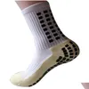 Sports Socks Mens Soccer Anti Slip Grip Pads for Football Basketball Drop Livrot Outdoor Athletic Outdoor Acs Oteyk