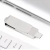 Drives Bru 3in1 Pendrive 128 GB dla iPhone15 Pro Max iPad USB 3.0 Flash Memory Stick 256 GB mobilny USB Type C Dysk Flash 512 GB