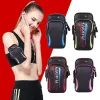 Pads Zipper Pocket Running Sports Armband Pouch for Iphone 14 13 12 11 Pro Max Xr Se3 Waterproof Gym Fiess Arm Phone Bag for Xiaomi