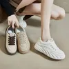 Sapatos casuais mulher vulcanize esportes de primavera tênis de solado grossos femininos de moda de moda, tênis de tênis calçados atléticos sapatos atléticos