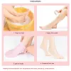 Strumento 1PAIR Anti Cracking Calzini idratanti I idratanti calze a cura del piede silicone Calzino morto Rimuovi Strumento di pedicure del dolore protettore.