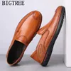 أحذية غير رسمية متسكعون أزياء 2024 رجال الرجال الرجال Zapatillas Hombre Sapato Masculino Social Couro Zapatos