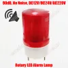 Accessories Noiseless LED Warning Light Rotation Strobe Siren Sound Beacon 12V 24V 110V 220V Guard Post Vehicle Emergency Signal Alarm Lamp