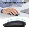 Möss ugreen mus trådlös Bluetooth 5.0 2.4G Dual Mode Mouse 4000DPI Silent Mice for Book PC Tablet Laptop Mouse