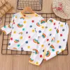 Sweaters 3m4t Kid Girl Boy Underwear Cartoon Top+pant Clothes Outfit Baby Spring Autumn Cotton Costume Sets Children's Pyjama Clothings