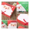 كبير هدية عيد الميلاد التفاف حواء مربع سانتا كلوز التصميم الخيالي Kraft Papercard الحزب الحزب لصالح النشاط Red Green Gifts صناديق DR DHH7L S ES