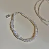Link Bracelets 925 Sterling Silver Bracelet Double Layer Pearl For Women Girl Vintage Luxury Design Bead Korean Charm Jewelry