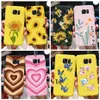 Case di telefonia cellulare per Samsung Galaxy S6 S7 Edge Case Cute Love Heart Flower Silicone TPU COVERSI