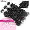 Perruques Ishow Curly Human Hair Bundles Brazilian Raw Curly Packs Humar pour les femmes Remy Hair Original 1/3/4 Couleur naturelle
