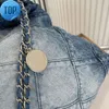 Sac de créateur Denim Sac à vaisselle fourre-tout Backpack Travel Designer Femme Body Sac à main le plus cher avec chaîne argentée Gabrielle