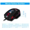 MICE POUR ZELOTES ERGONOMIQUE CONDUCTION DES JURICE REMING RVBLIGHT 4 GEARS MICE RÉGLABLE 12 BOUTONS USB CONDUSTE POUR LAPTOP PC GAMER