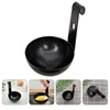 Double Boilers Egg Boiler Cup Holder Kitchen Steaming Supplies Mini Boiling Spoon Steel Stainless Boiled Container Cooker Tools For Eggs