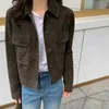 Damesleer Faux Leather Classic Quality Lederen Jacket voor vrouwen 2023 Winter Kasjmier Suede lederen jas vrouwelijk Slimme veelzijdige Jaqueta streetwear