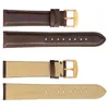 Wocci Vintage Leather Watch cinghia 14 16 18 19 20 21 22 23 24mm in pelle Watchband Goldle in oro rosa per uomini Donne Banda di sostituzione 240408