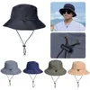 Hat de pescador à prova d'água Mulheres Summer Sun Antiuv Protection Hats Campo de camping ao ar livre Montanhismo Caps de pesca Men 240417