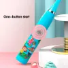 Toothbrush Children Sonic Electric Toothbrush Colorful Cartoon For Kids USB Rechargeable Soft Automatic Waterproof With Replacement Head