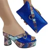 Sandals Top Brand Designer Shoe and Bag Matching Set Snake Print Bling Glitter Sandals Shoe with Purse Wed Party High Heels BagL2404