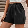 Short féminin Shorts en lin en coton pour femmes à la maison weches basique mini-hommes trafic hauts hauts inférieurs tn filles d'été plus taille h240424