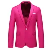 Jackor 2023 Nya män blazer rockar casual affärs blazer jacka mode mens formella bröllop blazers plus storlek m6xl solid vit svart