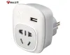 Partes Bull GN911G Tipean Typean Type Socket com plugue USB para UE Europa Alemanha Padrão Rússia Espanha Plug de conversão