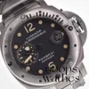 Designer lyxklocka armbandsur med pappersundersökbara PAM00106 Mäns rörelse klockor Automatiska mekaniska klockor av hög kvalitet