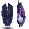 Möss Zuoya Professional Gamer Gaming Mouse 8D 3200DPI Justerbar trådbunden optisk LED -dator Möss USB -kabelmus för bärbar dator PC