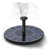 Trädgårdsdekorationer Solar Fountain Bird Bath Pond Patio Powered Decoration Floating Waterfall Pump för dekor